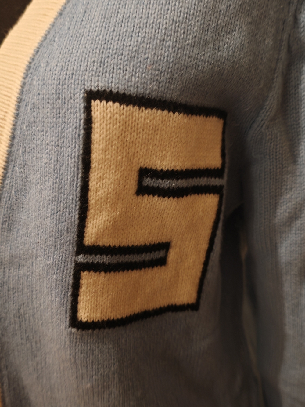 Sandro Amal Varsity Wool Cardigan 01900 - Picture 12 of 16